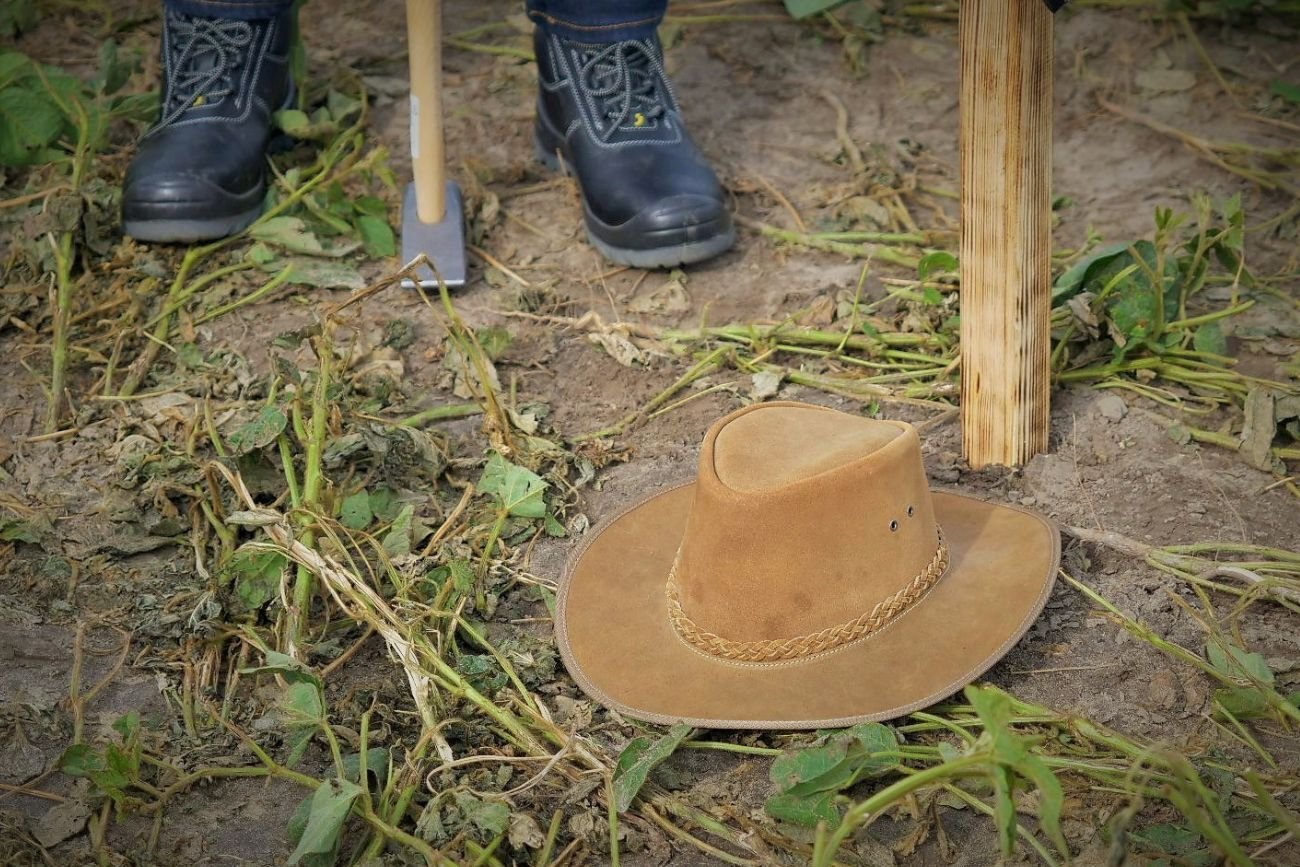 Kapelusz KGHM i symboliczny start budowy szybu Retków.