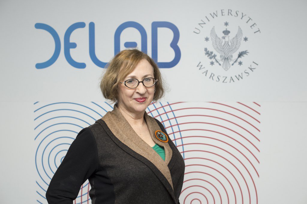 profesor Anna Giza-Poleszczuk, Prorektor UW ds. rozwoju i polityki finansowej, członek Rady Programowej fundacji Startup Poland