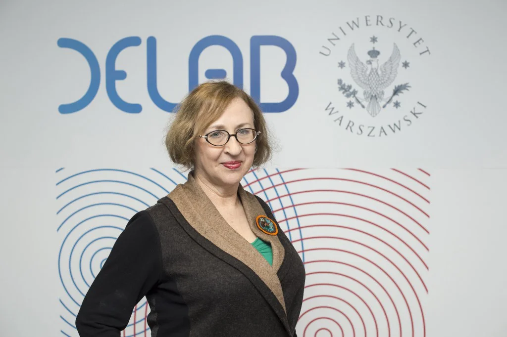profesor Anna Giza-Poleszczuk, Prorektor UW ds. rozwoju i polityki finansowej, członek Rady Programowej fundacji Startup Poland