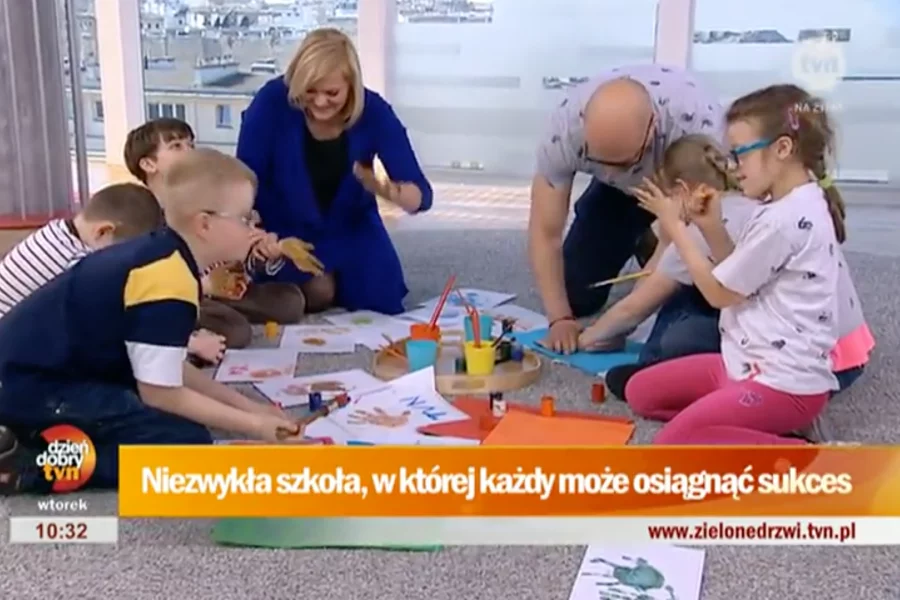 Dzieci z Tynieckiej w Dzień Dobry TVN.