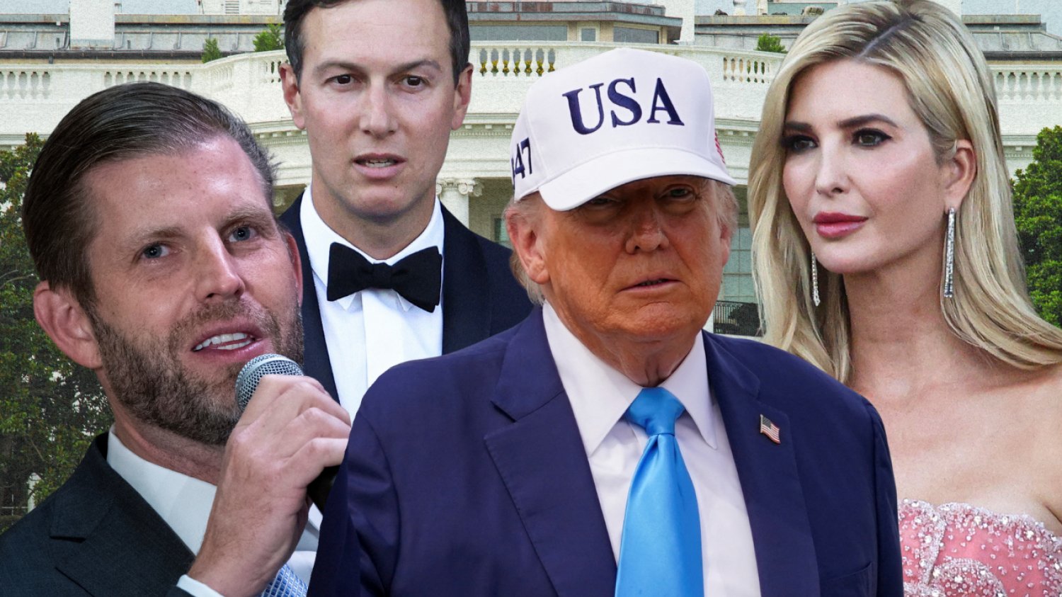 Donald Trump Junior aktywnie wspiera ruch MAGA, Ivanka Trump była doradczynią ojca podczas jego pierwszej kadencji, a jej mąż Jared Kushner odpowiadał za strategiczne projekty w Białym Domu.