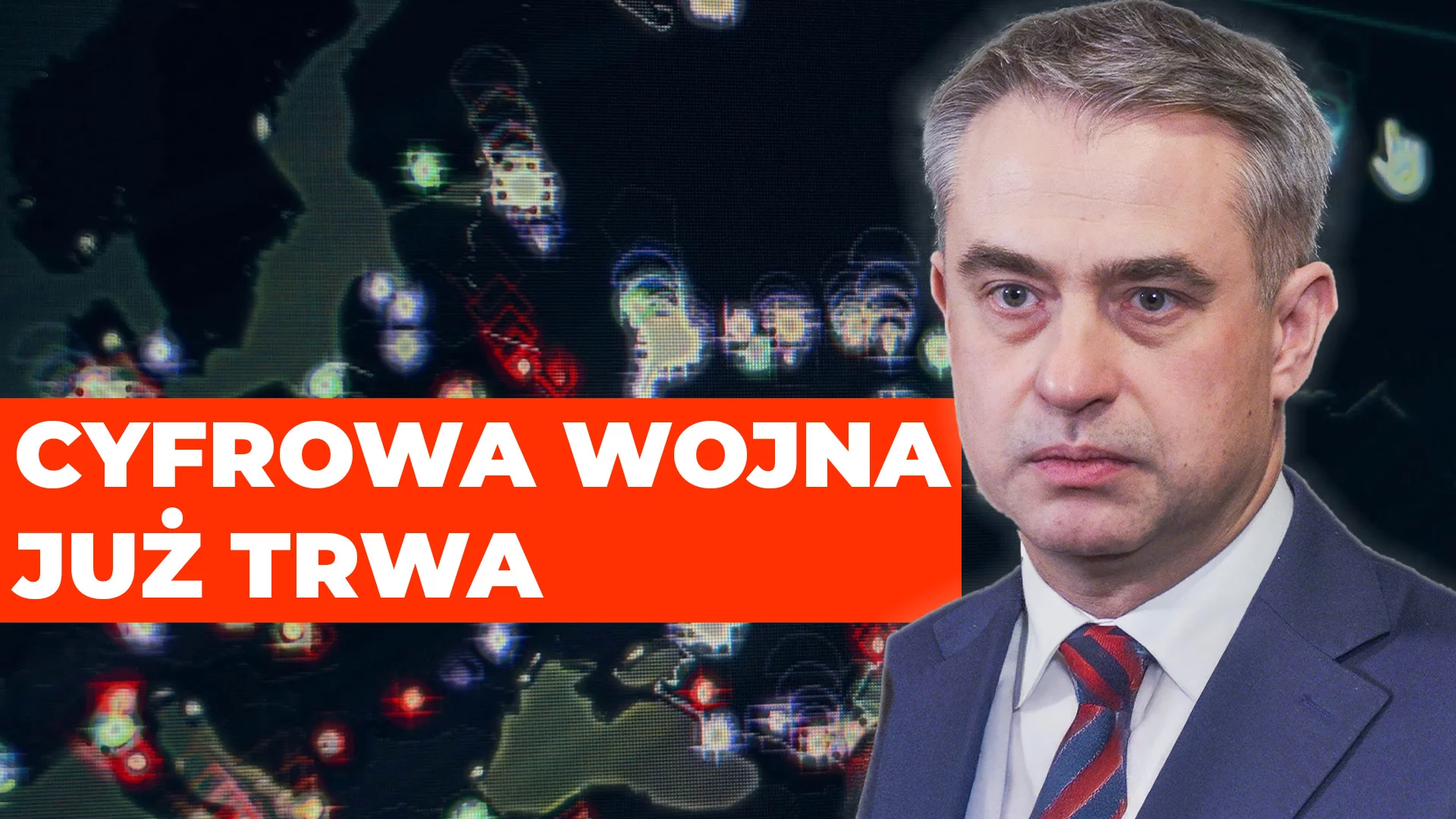 "Cyfrowa wojna już trwa". Gawkowski: Rosja atakuje Polskę każdego dnia Krzysztof Gawkowski z cytatem "cyfrowa wojna już trwa". Wywiad prowadzi Anna Dryjańska.