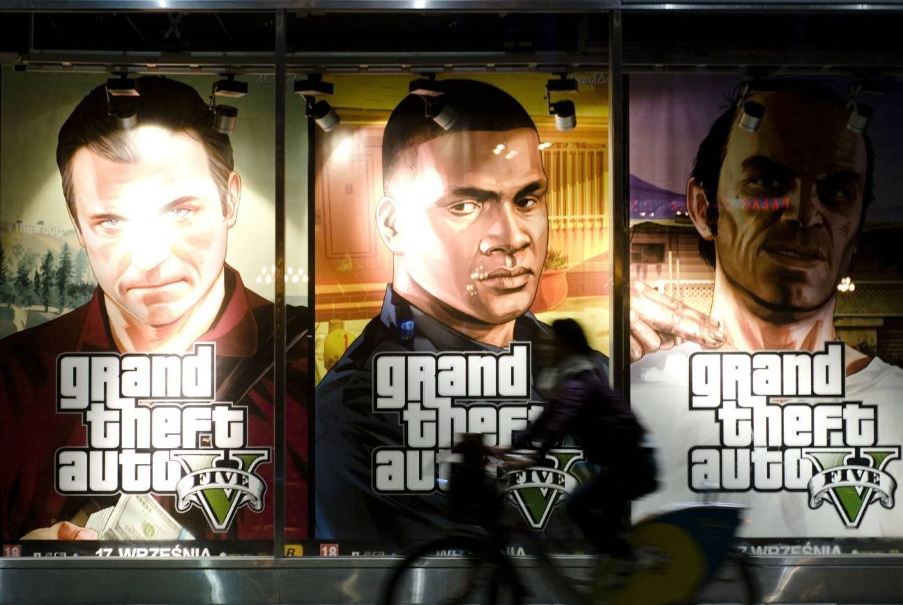 Plakaty promocyjne GTA V. Kiedy zawiśnie grafika z szóstki?