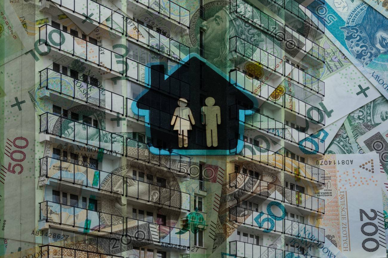 Mieszkania i pieniądze.