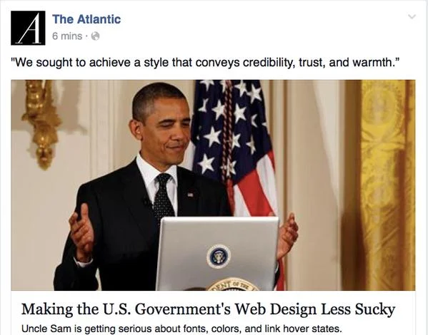 Obama o interakcjach z usługami publicznymi.