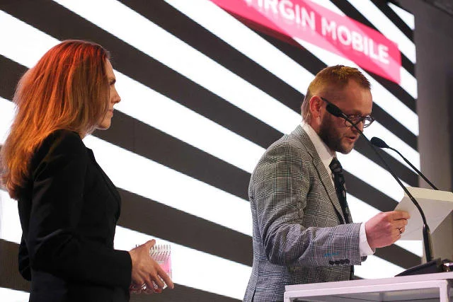 Natalia Załęcka na Gali wręczenia nagród w konkursie Innovation AD 2017