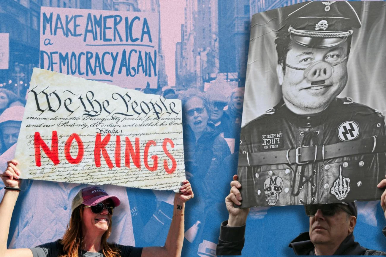 "Jedyną mniejszością niszczącą ten kraj są miliarderzy" – napisała na kawałku tektury jedna z uczestniczek sobotniego protestu przeciwko nowej administracji USA. 