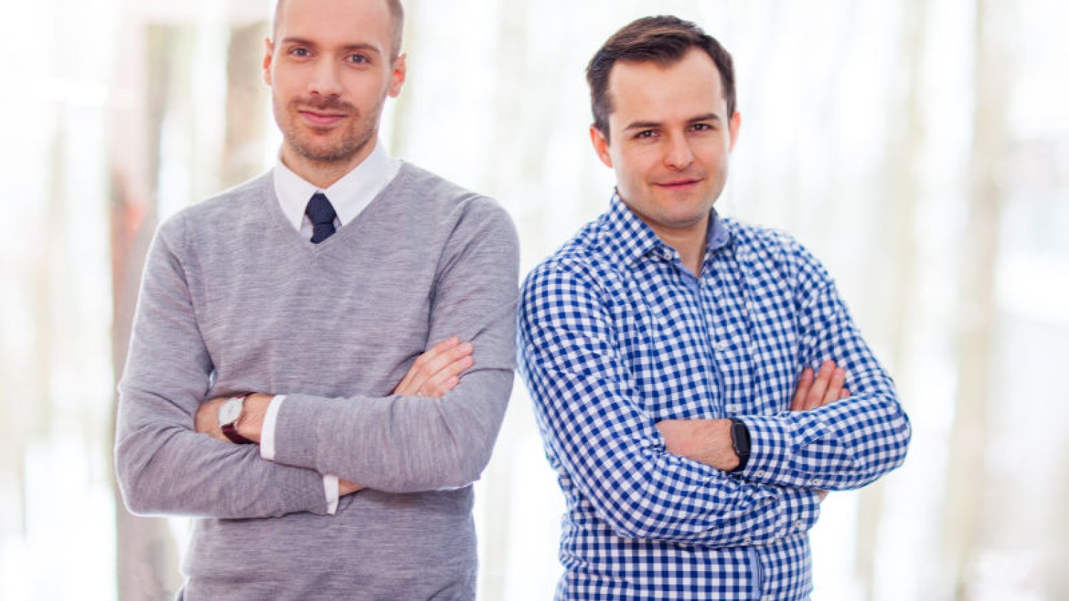 Dr Łukasz Kołtowski i Piotr Bajtał poznali się, bo ten pierwszy pomagał drugiemu w stworzeniu aplikacji dla nadciśnieniowców.