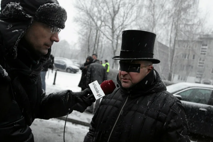 Demonstracja frankowiczów przed Sejmem w 2016 r.