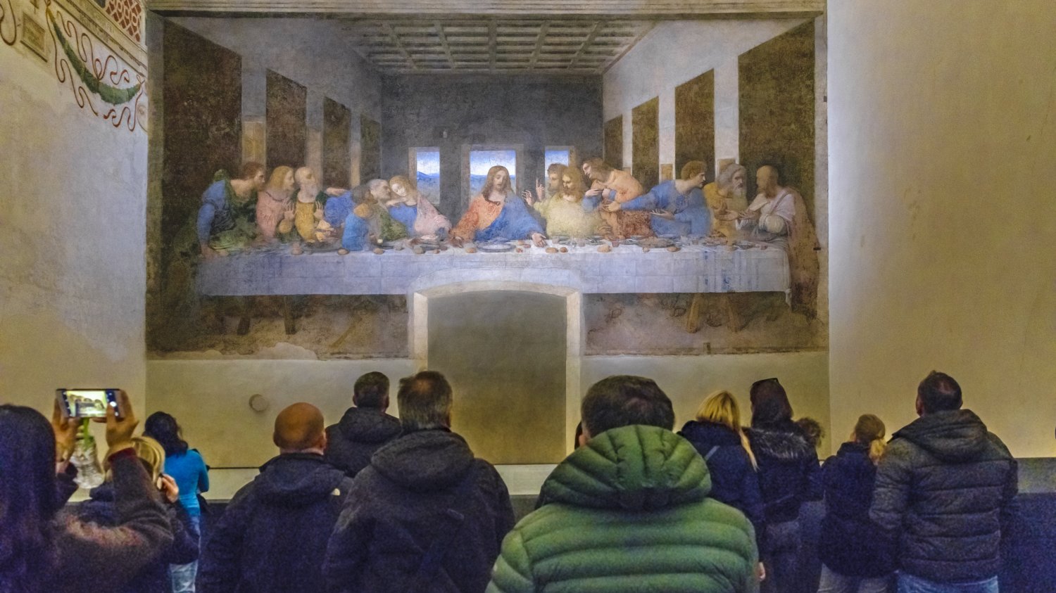 "Ostatnia wieczerza" to najbardziej znana praca Leonarda da Vinci, praktycznie bezcenna.