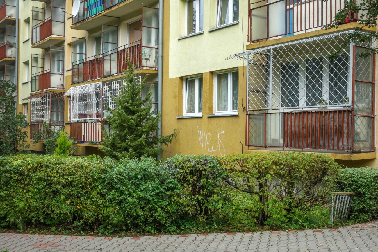 Blok mieszkalny w Łodzi