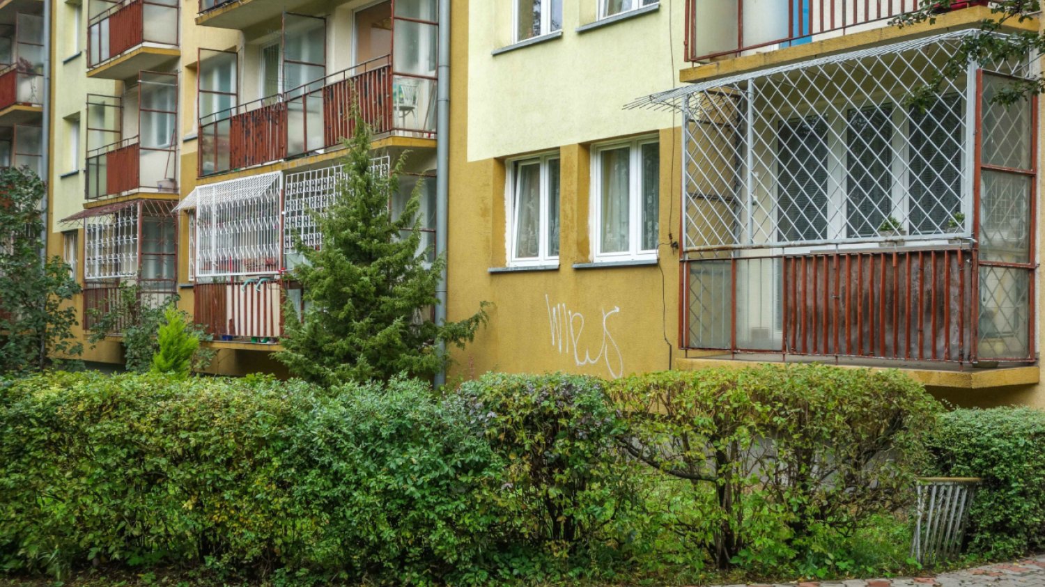 Blok mieszkalny w Łodzi