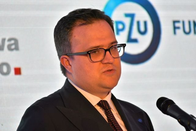 Michal Krupinski, jeszcze jako prezes PZU