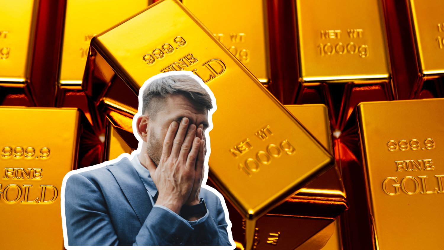 Chaos z USA obniża wartość złota. Wbrew wszystkiemu inwestorzy oberwali w bezpieczną przystań