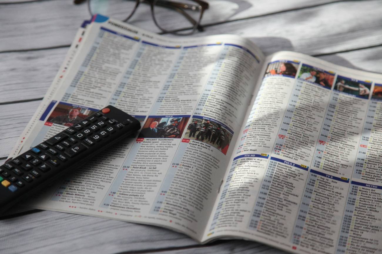 Pilot na programie telewizyjnym.