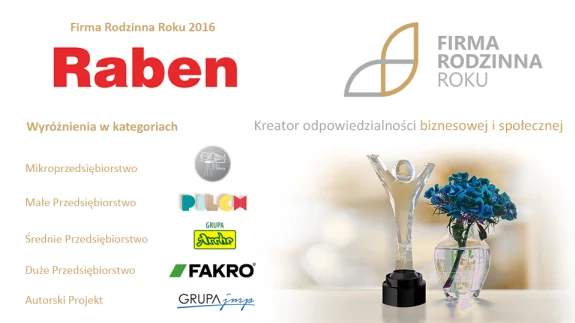Wyróżnienia w Konkursie Firma Rodzinna Roku