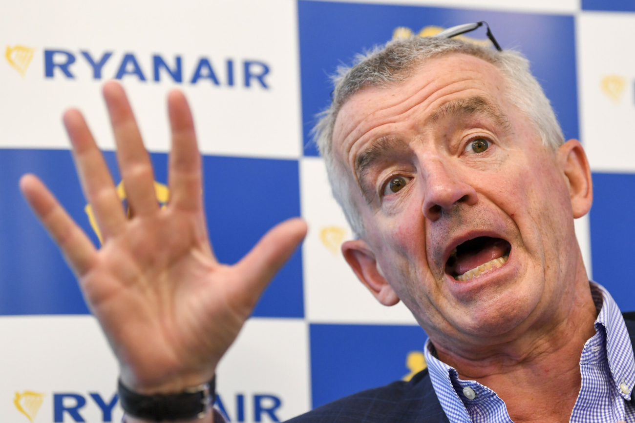 Michael O'Leary – dyrektor generalny Ryanair proponuje wprowadzenie limitów spożywanego alkoholu na lotniskach