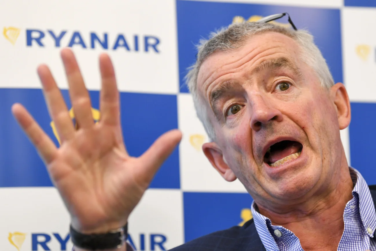 Michael O'Leary – dyrektor generalny Ryanair proponuje wprowadzenie limitów spożywanego alkoholu na lotniskach