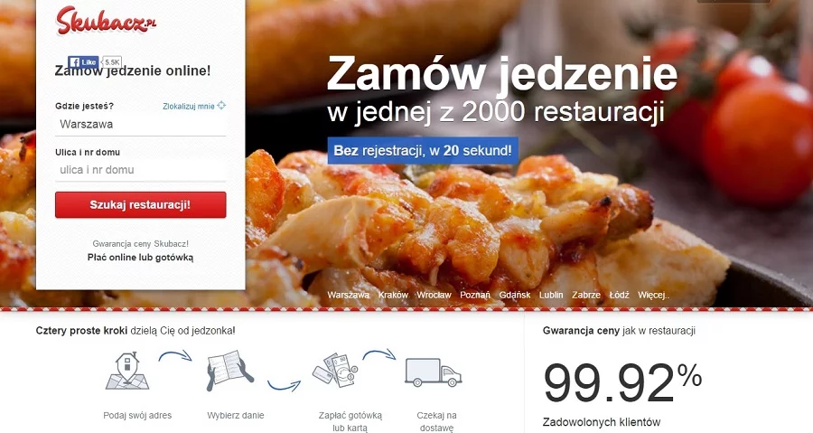 Tak wygląda teraz portal skubacz.pl