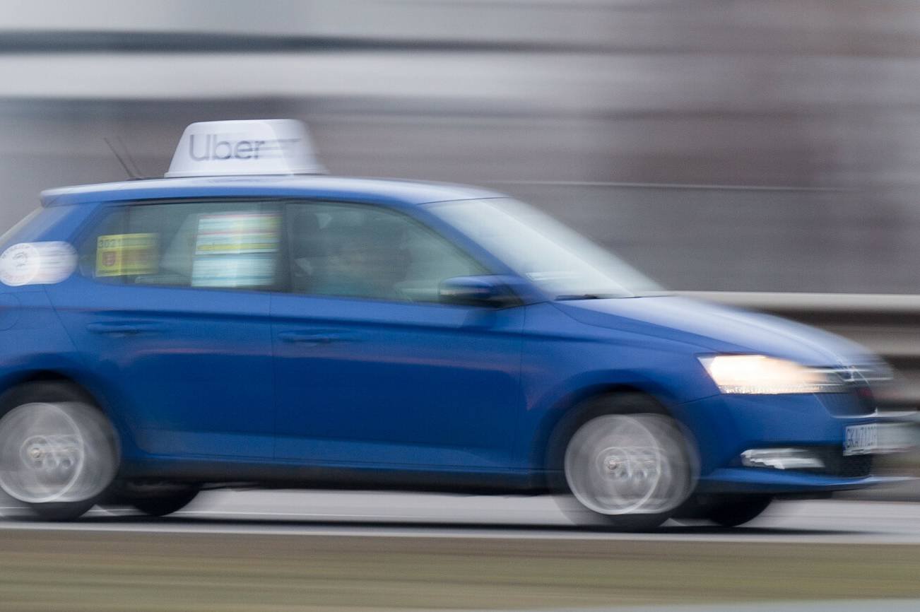 Samochód Ubera.