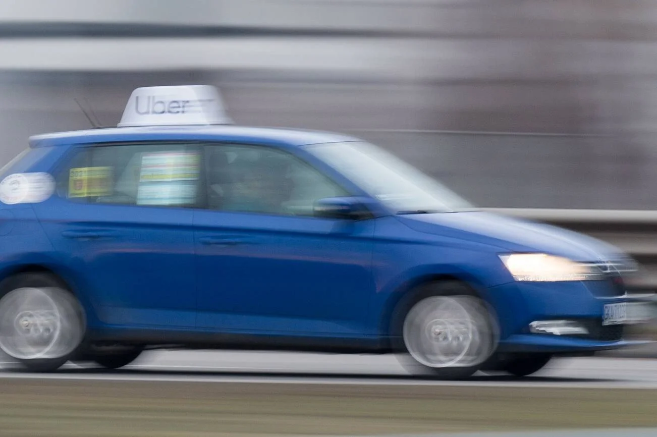 Samochód Ubera.