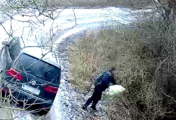 Całe zdarzenie zostało nagrane przez kamerę.