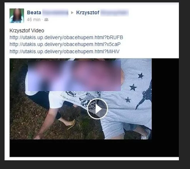 Zainfekowana wiadomość.