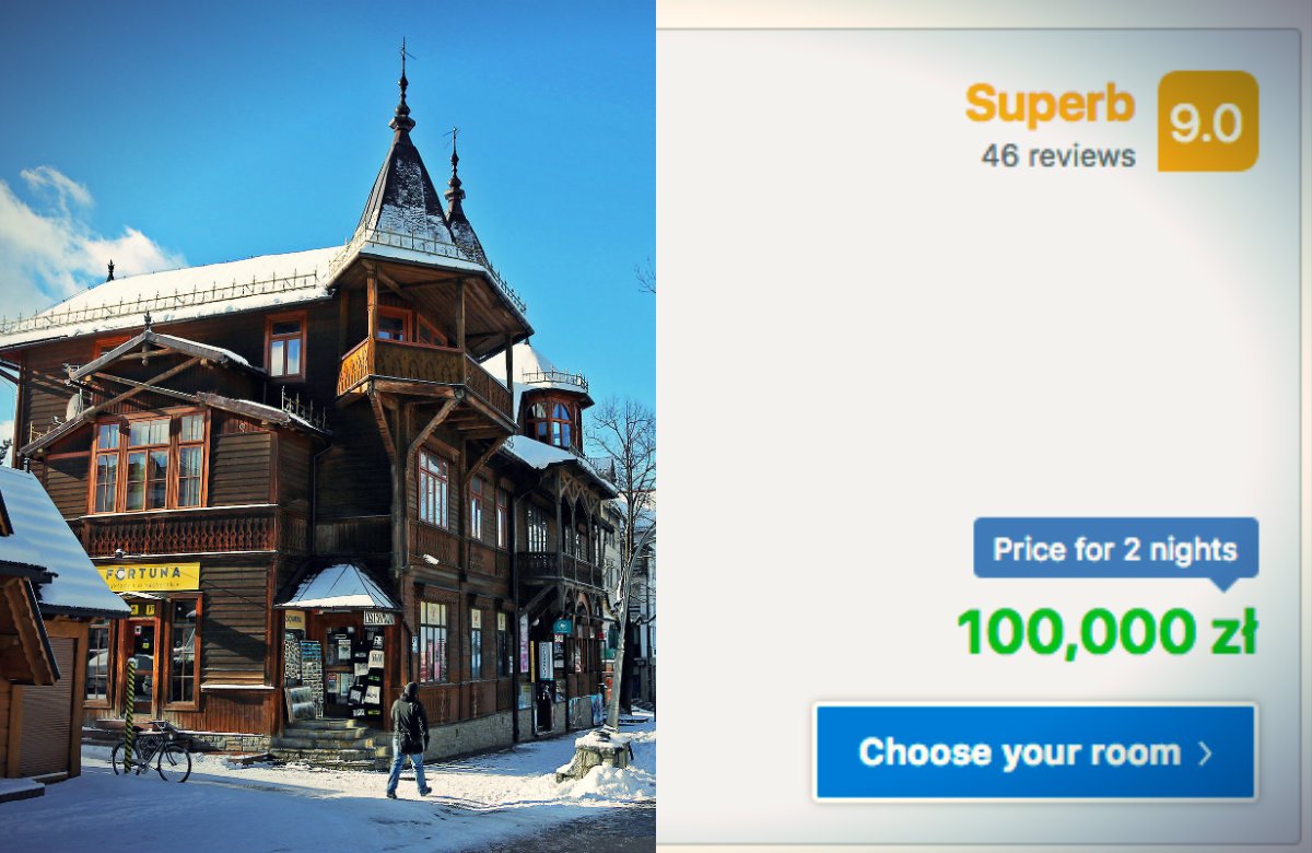 Polacy, mimo wysokich cen, pokochali sylwestry w Zakopanem