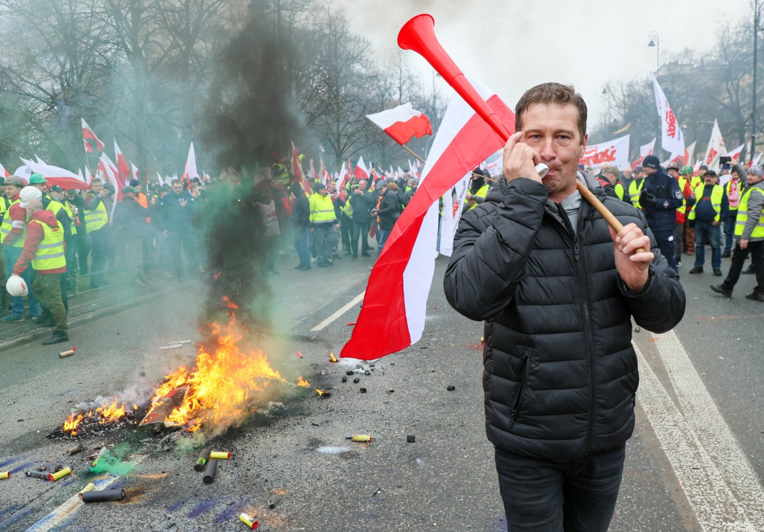 Protest rolników – blokady dróg