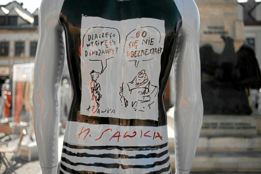 Akcja "Naga prawda o ubezpieczeniach" w Rzeszowie.