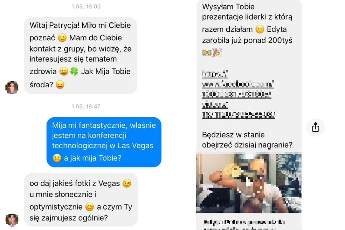 Marcin "złowił" mnie na Facebooku. Nawet nie sprawdził, gdzie pracuję, a taką informację mam na swoim profilu.