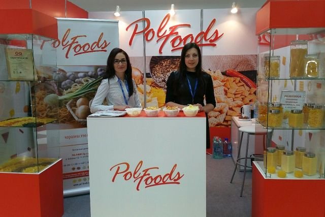 Stoisko Pol-Foods na targach snacków. Polski producent jest jednym z największych w Europie, z jego półproduktów korzysta się na całym świecie