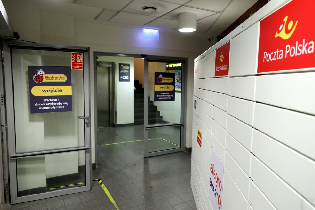 Automat pocztowy Poczty Polskiej