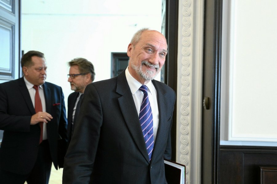 Minister obrony narodowej Antoni Macierewicz