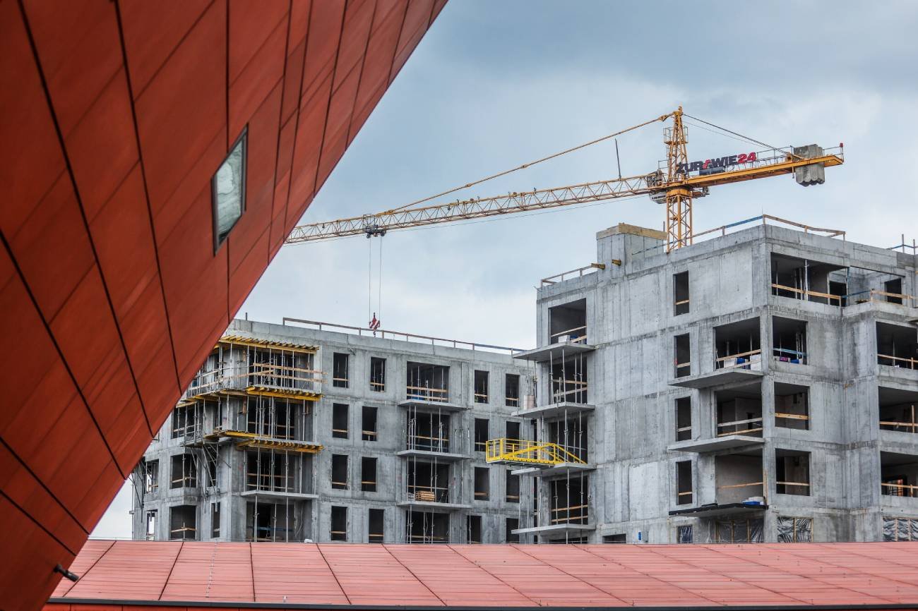 Budowa bloku mieszkalnego