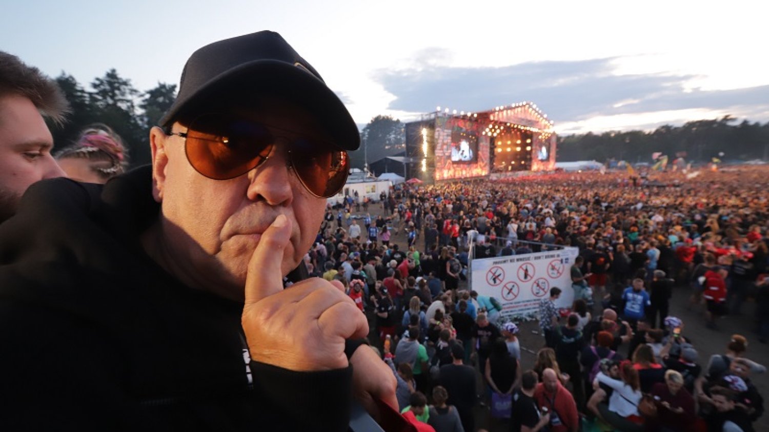 Pol'and'Rock 2019. Jeszcze w Kostrzynie.