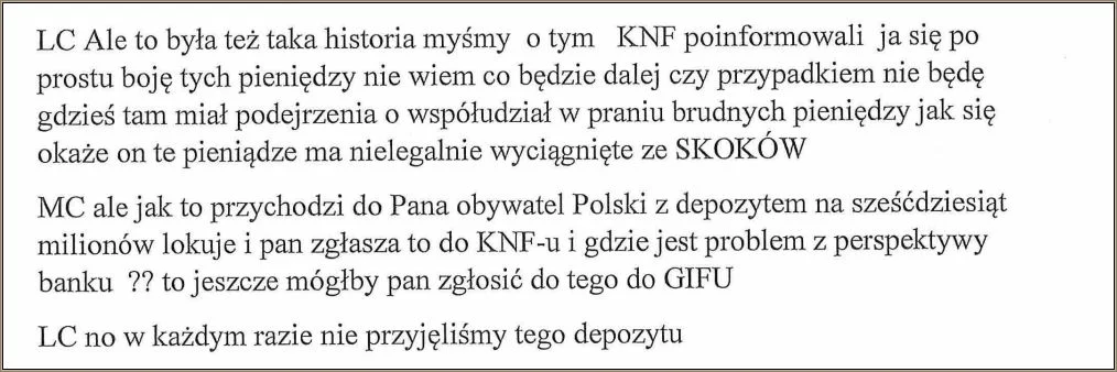 Czarnecki opowiadał o tym, jak nie przyjął pieniędzy od Biereckiego