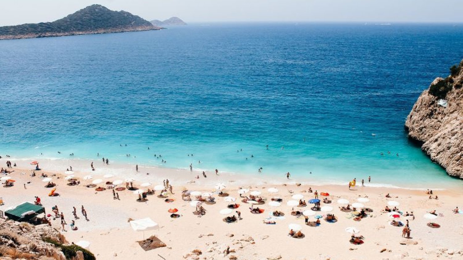 Kaputas Antalya plaża w Turcji.