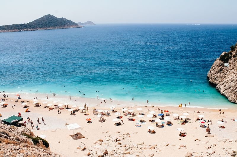 Kaputas Antalya plaża w Turcji.