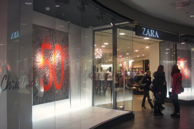 Jeden z polskich sklepów Zary