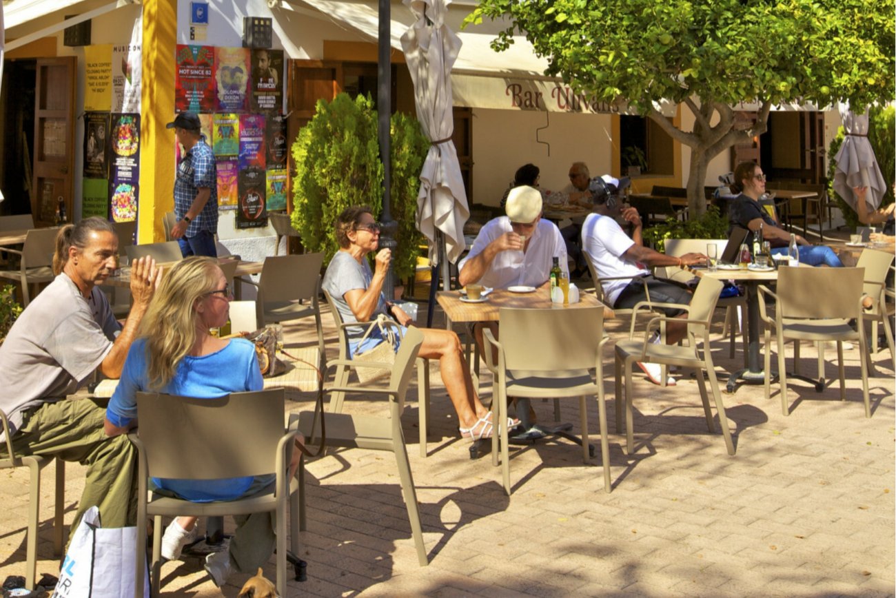 Turyści na wakacjach za granicą