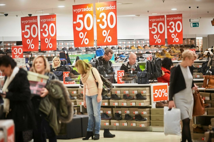 Ubiegłoroczne posezonowe wyprzedaże w Galerii Łódzkiej.