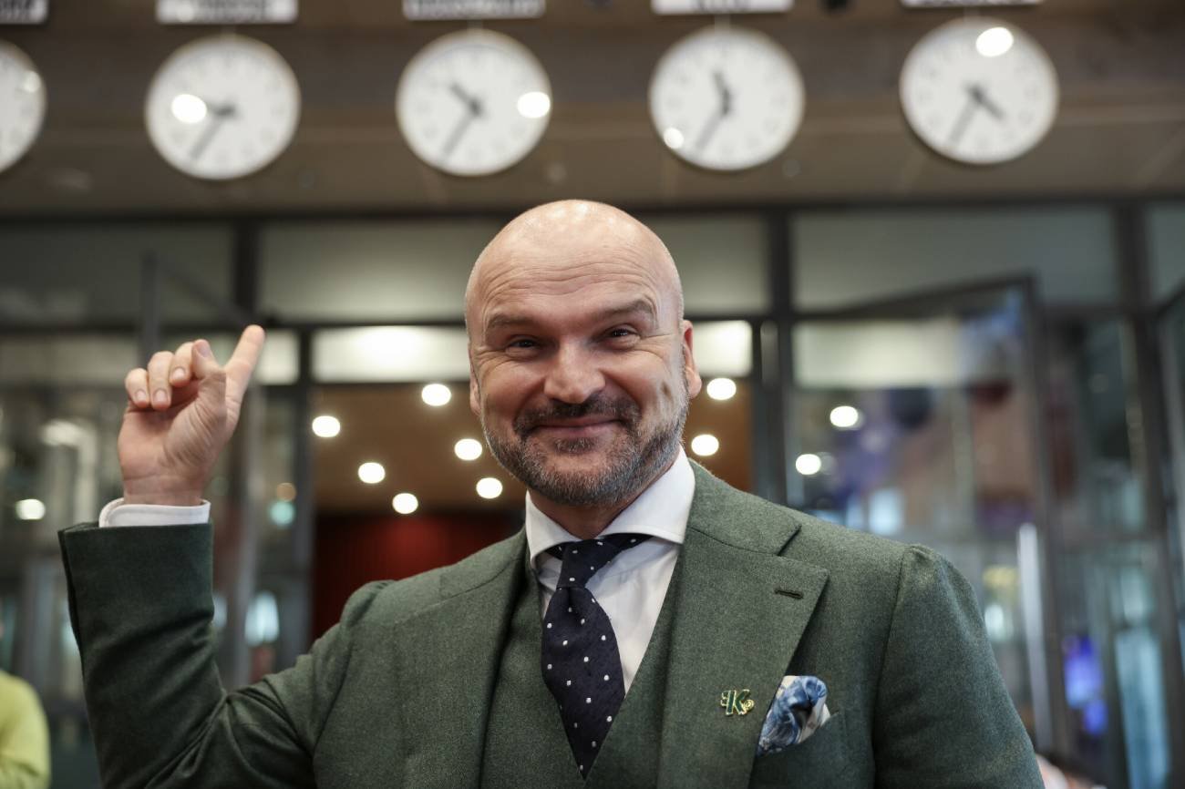 Rafał Brzoska na GPW.