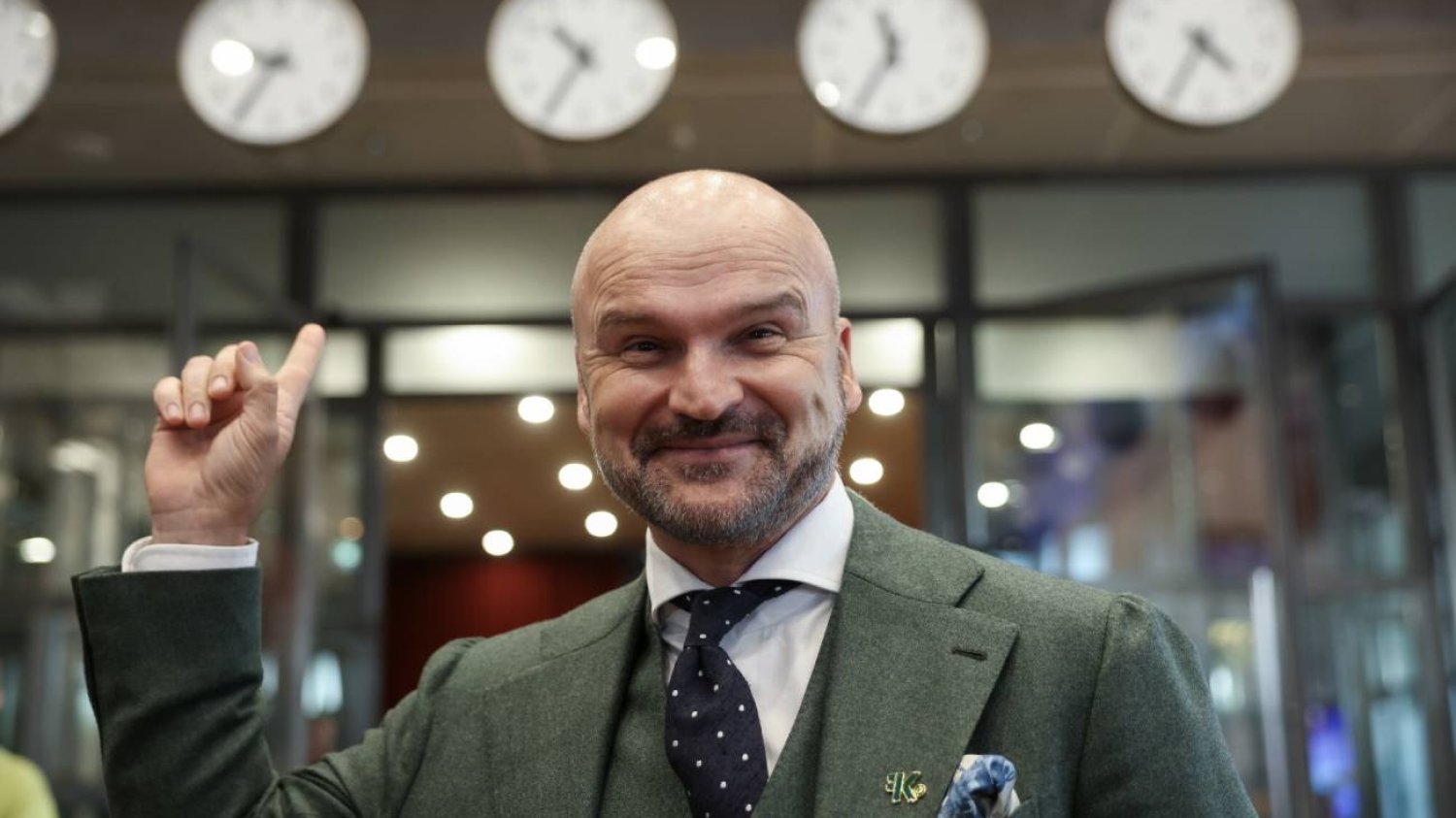 Rafał Brzoska na GPW.