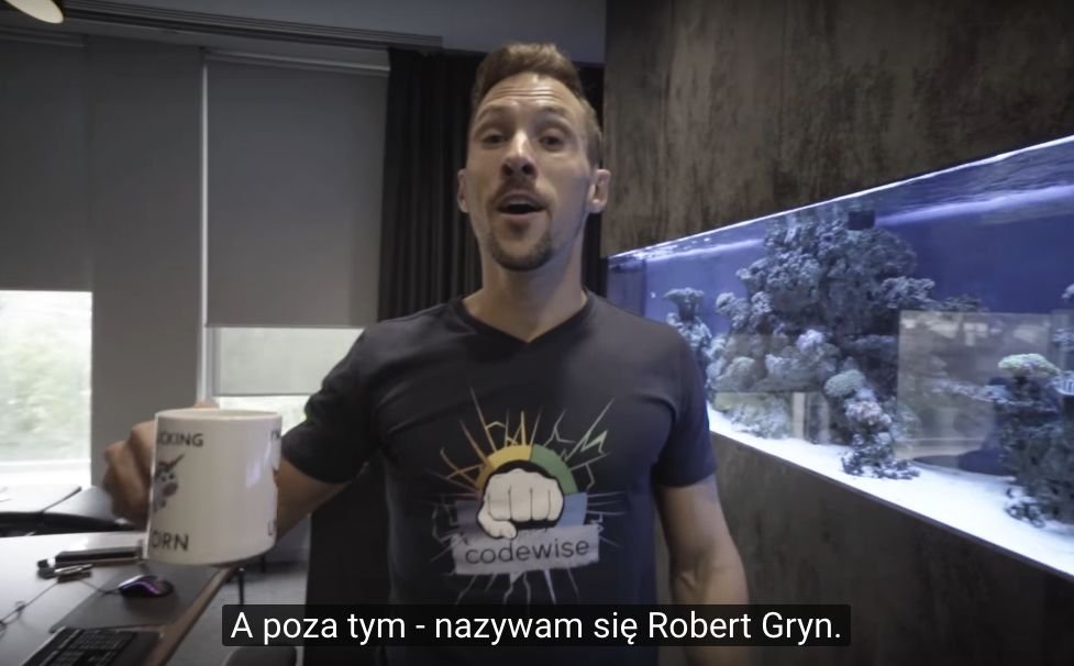 Tworząc vlog Robert Gryn wszedł na nowy poziom samouwielbienia