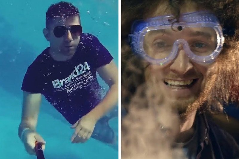 Od lewej Michał Sadowski, twórca Brand24 oraz Yuri Drabent, m. in. twórca Lubię to. Obaj opowiadają w filmie "Anatomia Startupu" inspirujące historie swoich biznesów.