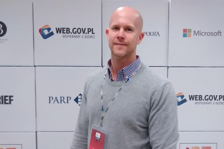 Tyler Crowley opowiadał na ICT Summit, jak tworzyć lokalny ekosystem dla start-upów.