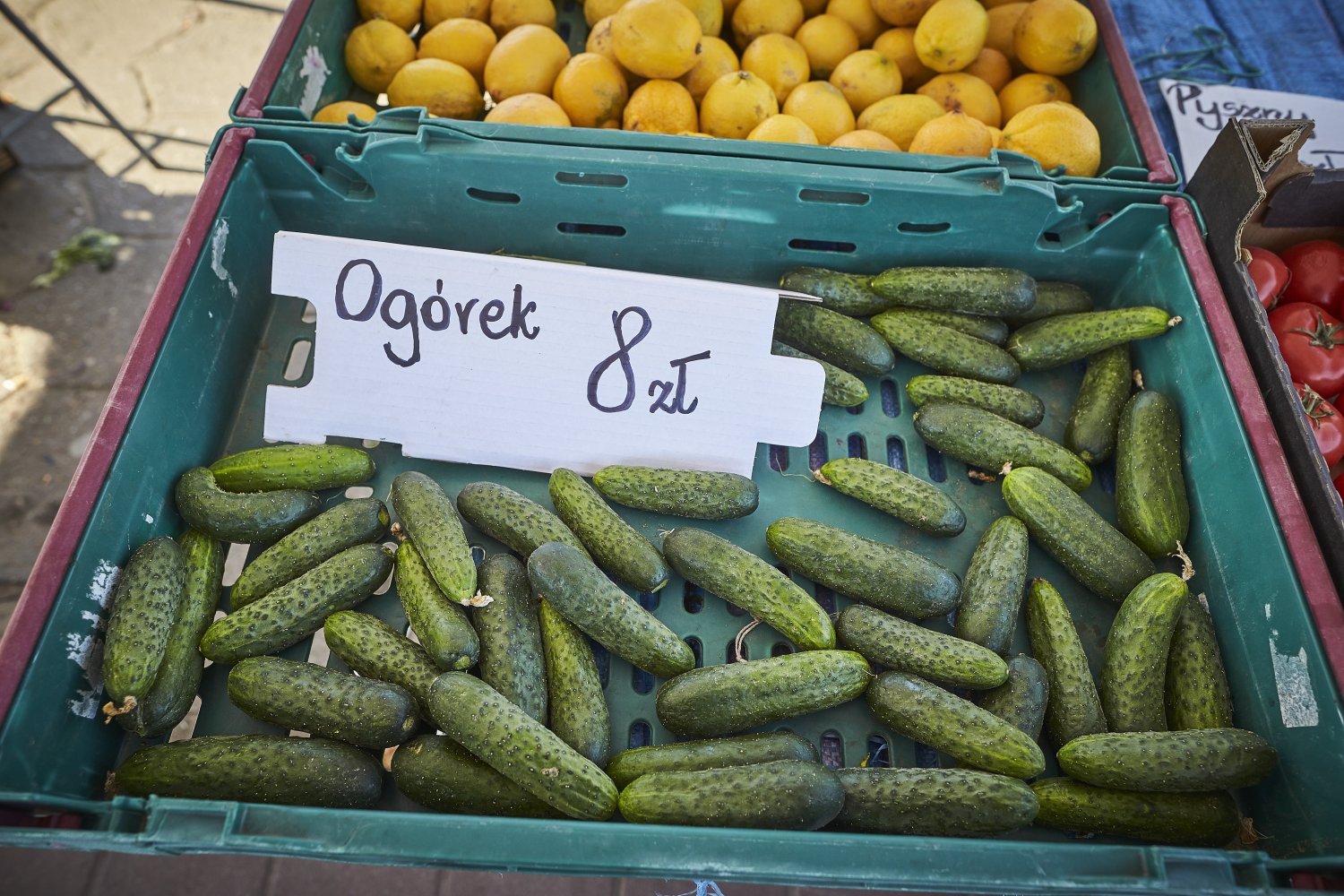 Ceny żywności w Polsce szybują. Zdjęcie, wykonane pod koniec kwietnia br., pochodzi z łódzkiego targu.