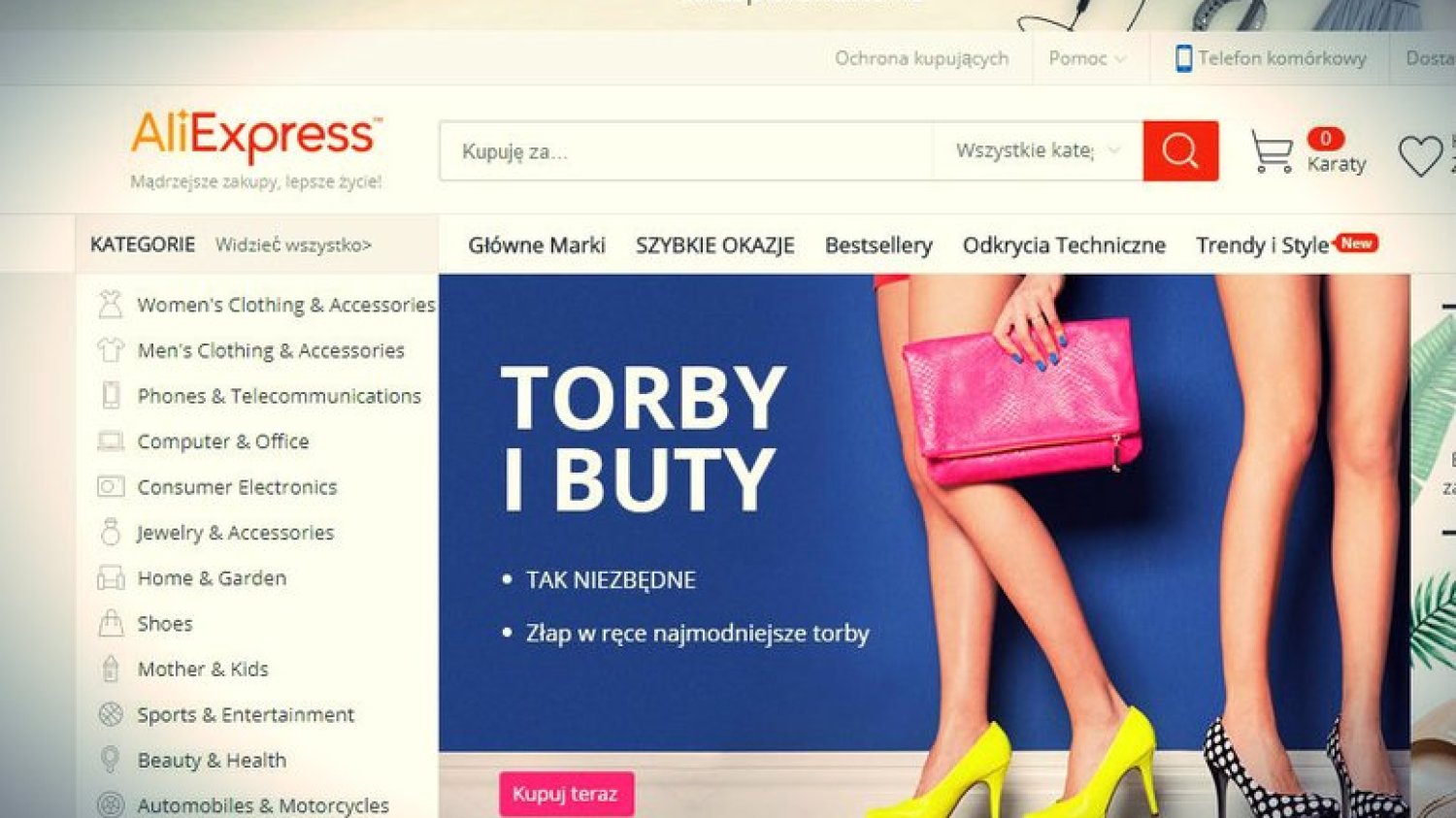 Dziś chiński Dzień Singla. Ludzie rzucili się na internetowe zniżki, a serwis AliExpress pobił swój rekord sprzedaży.