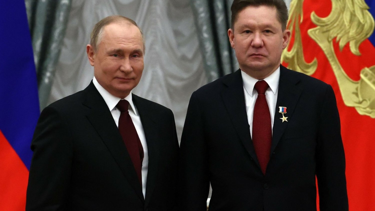 Władimir Putin i szef Gazpromu Alexei Miller